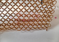 Cortinas de aço inoxidável da franja do correio de corrente da cor de cobre 10mm para a concepção arquitetónica